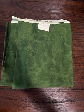 Sewing Fabric for Quilting, Crafts 100% Cotton Vintage Dark Green Marbled